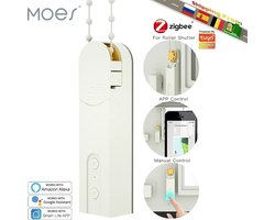 QPFO® Slimme Rolluik Motor – Bluetooth Kettingmotor voor Jaloezieën en Gordijnen – Tuya Smart App – Werkt met Alexa en Google