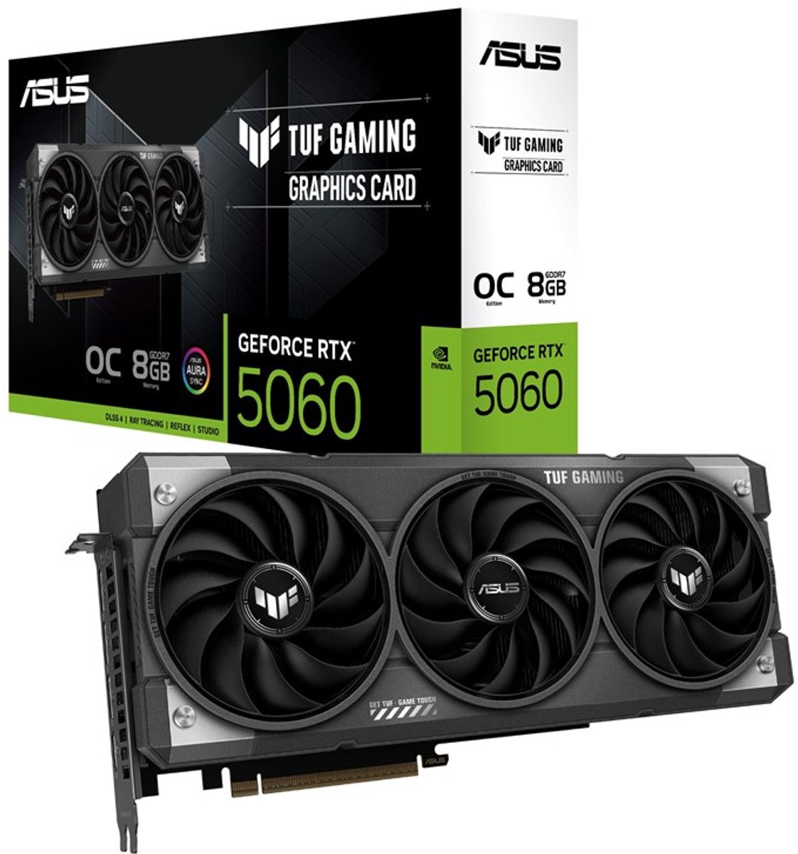 ASUS GeForce RTX 5060 TUF GAMING 8GB GDDR7 OC Edition grafische kaart