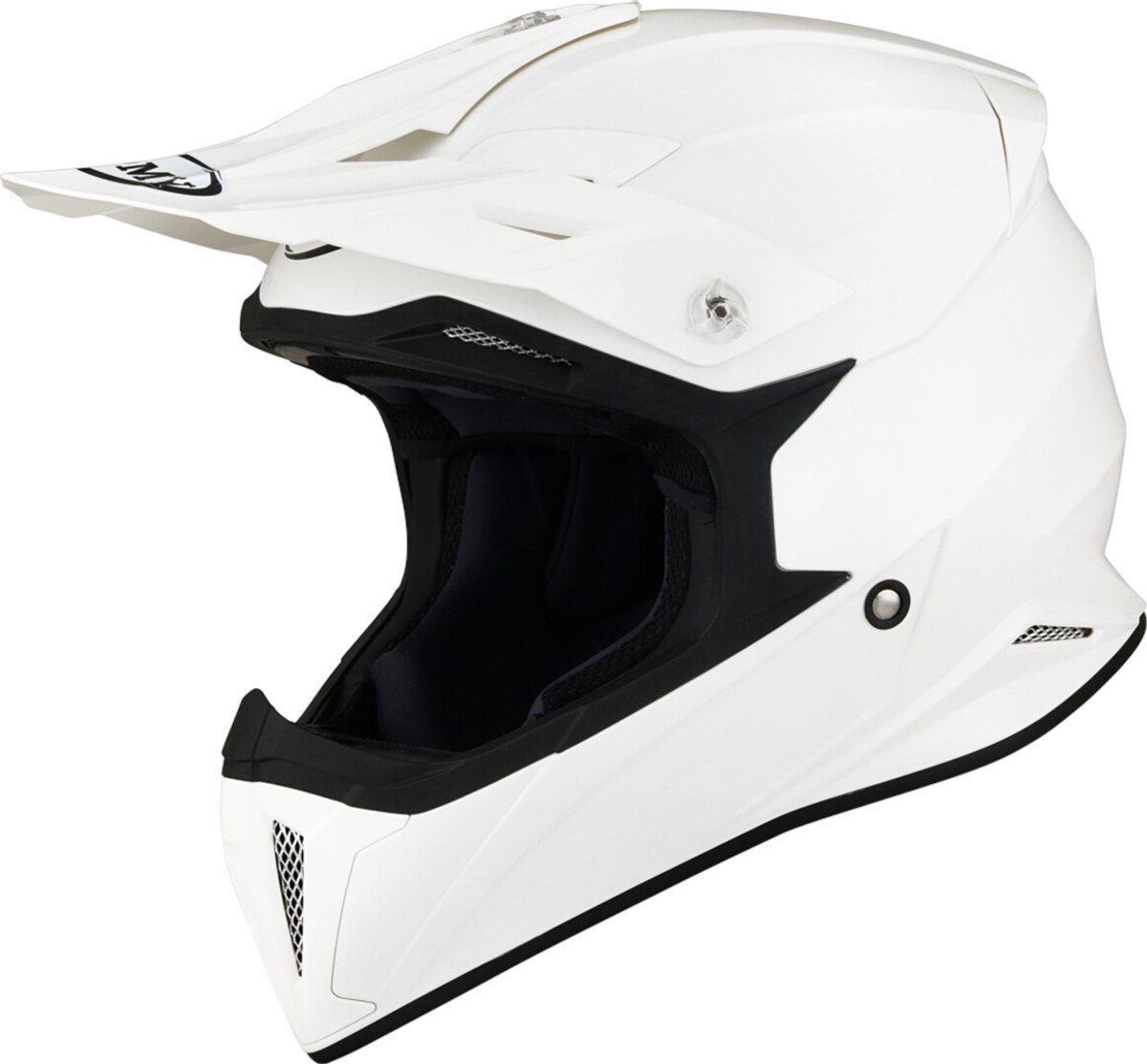 Suomy X-Wing Plain E06 Wit Crosshelm - Maat S - Helm