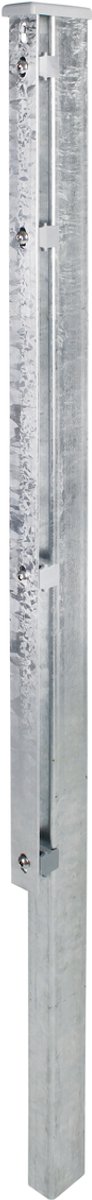 Alberts 970062 Hekpaal met plat ijzer | thermisch verzinkt | lengte 2400 mm | 60 x 40 mm
