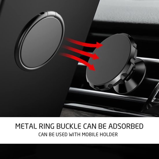 Cobee Vinger Kickstand Mobiele Telefoon Ring, 2 stks