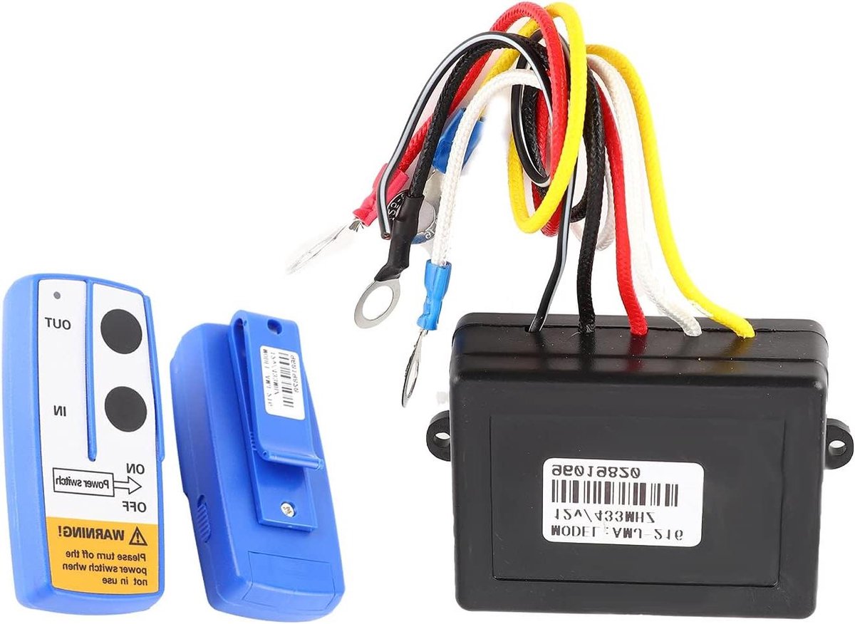 Allecto Plus - Elektrische draadloze lierbediening - 150ft bereik - Universeel lierbedieningssysteem - Geschikt voor 17000 pond lier - Autoaanpassing voor Jeep Truck - 12V Dual Remote Control - Gemakkelijk te gebruiken