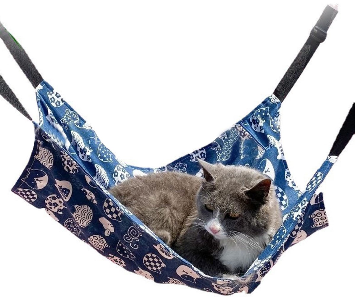Ibenzoa® Comfortabele Hangmat voor Katten en Kleine Huisdieren – Zacht, Ademend en Ruimtebesparend Design Ibenzoa® Comfortabele Hangmat voor Katten en Kleine Huisdieren – Zacht, Ademend en Ruimtebesparend Design