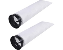 Herbruikbare Aquarium Filterzakken - Set van 2 Stuks - 275 inch - 200 μm - Aquariumvissen - Vijvers - Filters - Filtratiesystemen