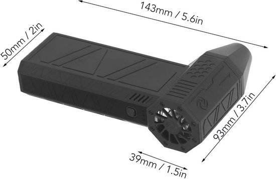 Elektrische Stofblazer 3 Snelheden 200000RPM/min Mini Luchtcompressor met 12000mAh Batterij Electric Air Duster Reinigingsset met Ledlicht Voor Auto, Computer, Toetsenbord, Huis, Buiten