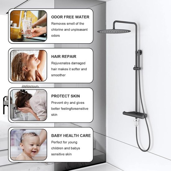 Douche Filter ALA-SHR22 Vitamine C - ALA-SHR22 Vitamine C Douche Filter ALA-SHR22 Vitamine C - ALA-SHR22 Vitamine C