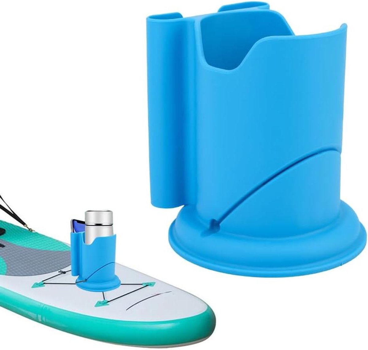 Allecto Plus - Bekerhouder voor paddleboards en SUP boards - Handige bekerhouder accessoire voor kano's, SUP boards, en kajaks