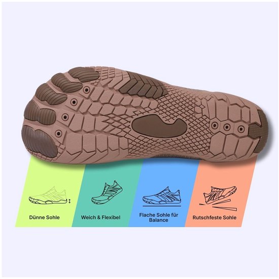 DOTALES - Chaussures pour femmes Barefoot ActiveStep pour femmes et hommes, bleu, pointure 38