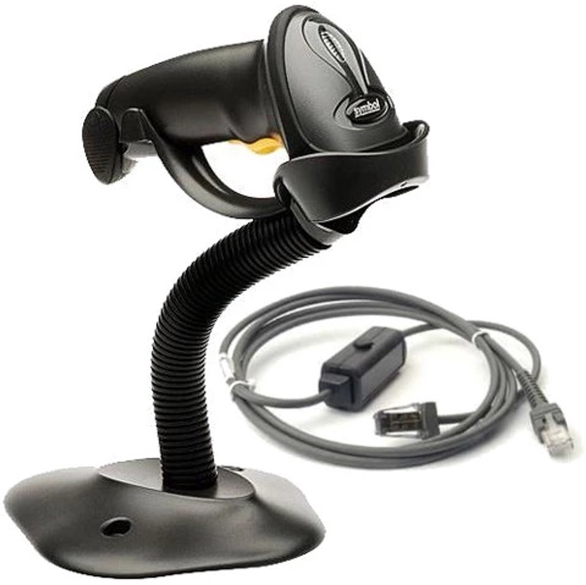 Zebra LS2208, 1D, SR, multi-IF, kabel (KBW), antraciet