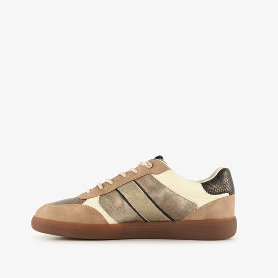 Baskets femme Tamaris beige doré - Pointure 37