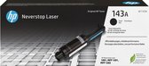 Kit de recharge de toner laser noir HP 143A Neverstop authentique