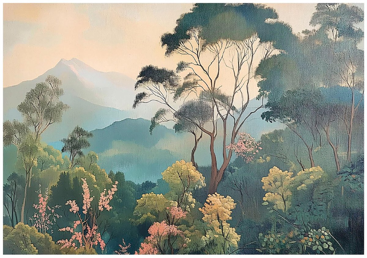 WALLARENA - Fotobehang - 400x280 cm - Jungle natuur wanddecoratie voor slaapkamer en woonkamer van vliesbehang
