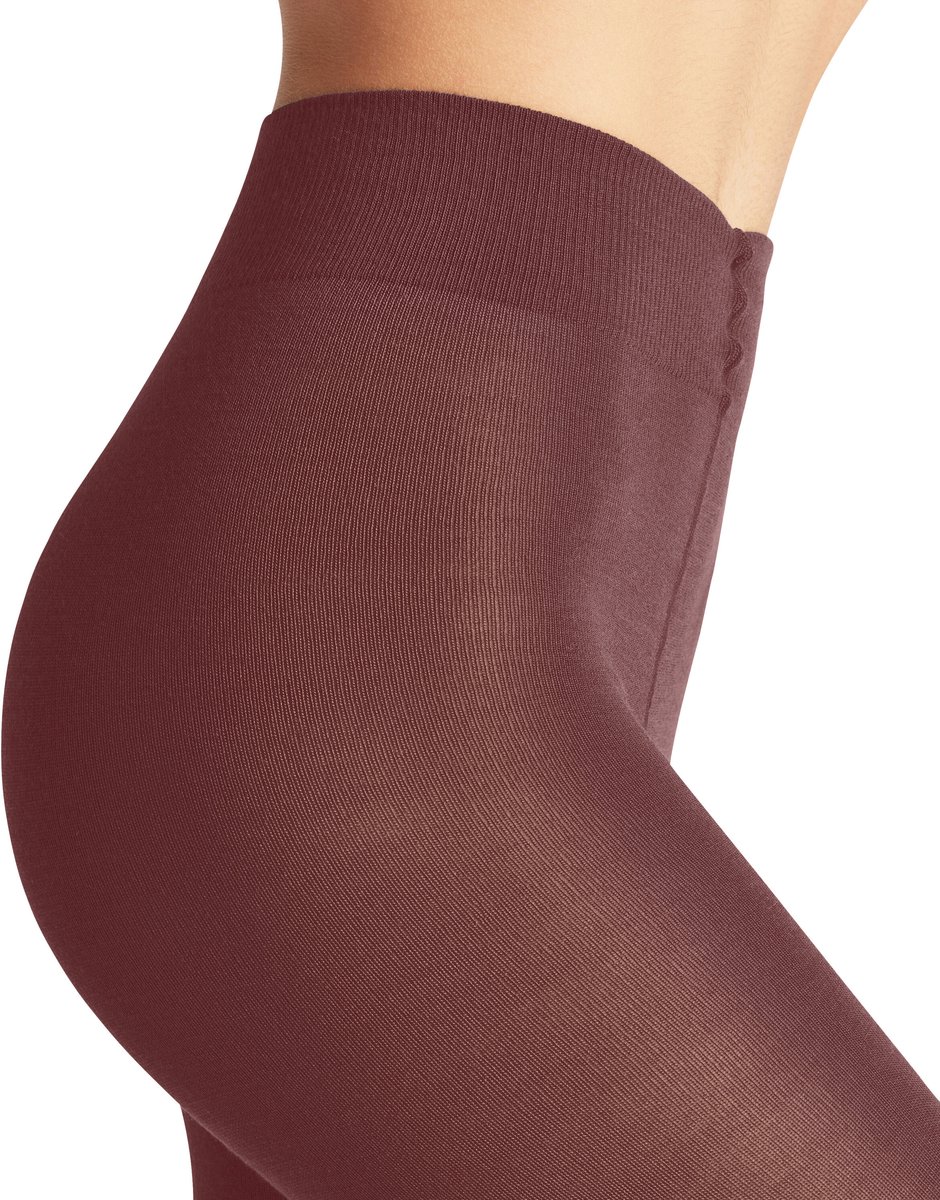 Damen Softmerino eenkleurig wol katoen panty dames cayenne - maat 5950