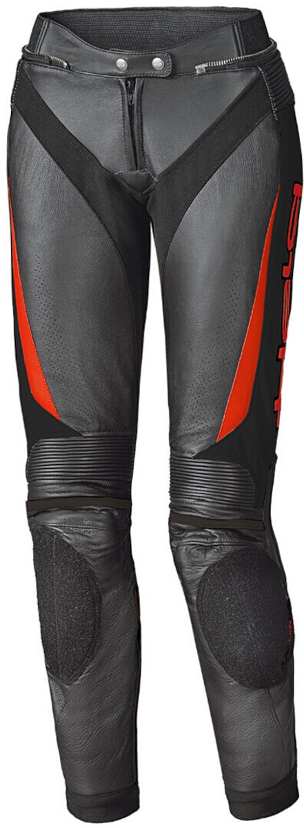 HELD LANE II Sport Motorbroek dames Zwart-NEON-Rood 34