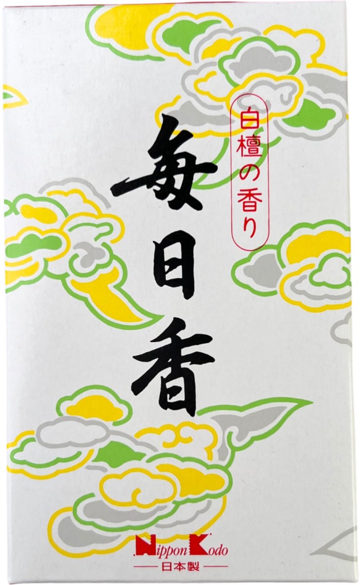 Viva Mainichi-Koh Sandalwood Nippon Kodo - Doos van 10 rollen - Japanse wierook stokjes
