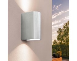 Ledvion - LED Wandlamp Santa Barbara - GU10 - IP54 - Grijs