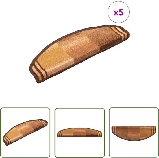 vidaXL Trapmatten zelfklevend 10 st 56x17x3 cm zwart, trap mat, trapbekleding tapijt, trap bekleden tapijt, traptapijt, vloerbedekking trap