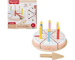 Fisher-Price Houten Taart - 14 houten onderdelen
