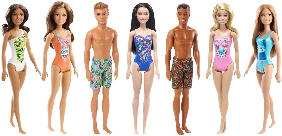 Barbie Tienerpop Meisjes 32,5 Cm Blank/roze