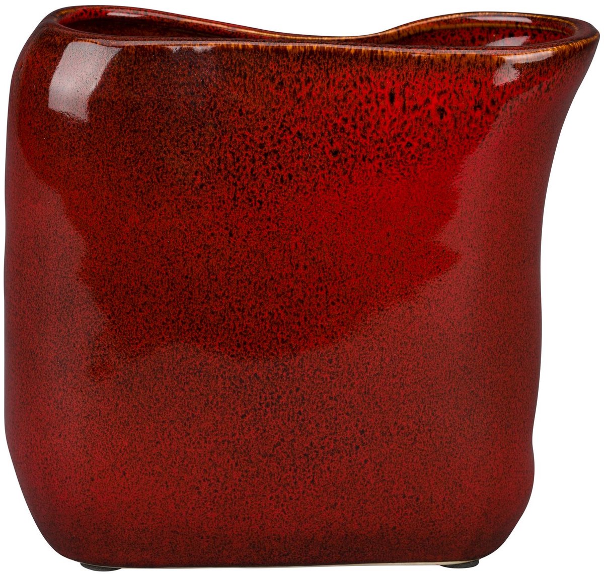 Dutchbone Edna Vaas 18 cm Rood