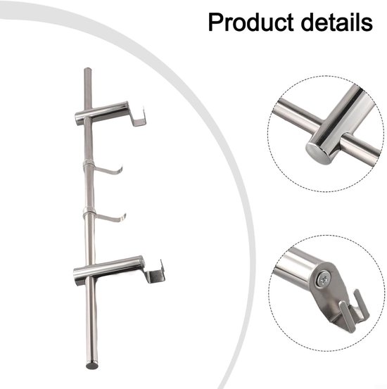 RFWR® Verstelbaar Roestvrij Stalen Radiator Handdoekrek voor Binnen | bol