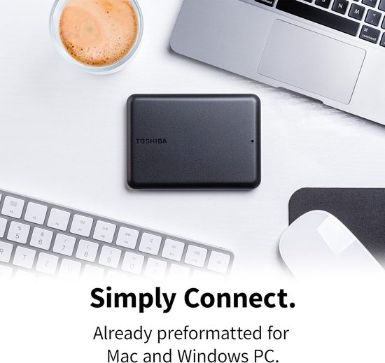 RFWR® 4TB Draagbare Externe HDD - 2,5 Inch, USB 3.2 Gen 1, Compatibel met Mac en Windows — afbeelding 4