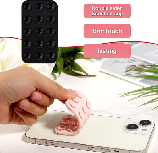 Générique Silicone Suction Phone Case, Compact