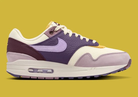 Hydrangeas Air Max Purple Yellow Sneakers Nike Air Max '87