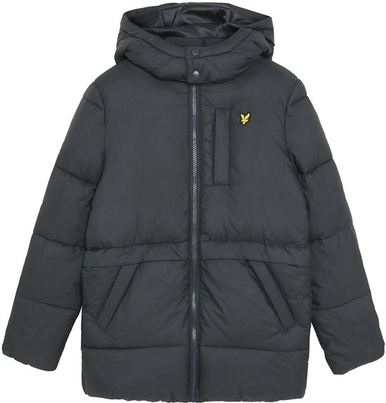 Lyle & Scott winter winterjas jongens - donker navy blauw - puffer, gewatteerd