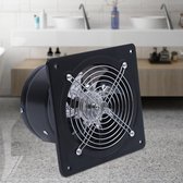 HENGBIRD Buisventilator, 100 mm/150 mm, afvoerventilator, rookafzuiging, kanaalventilator, 130 m³-320 m³/uur, inline buisventilator, stil, voor huis, keuken, toilet, zolders, broeikas (15 cm