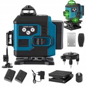 Bol.com Bedee Laserwaterpas - Helder groen licht - 16 lijnen 360° geen dode hoek - 1200 mAh - Met automatische waterpasfunctie -... aanbieding