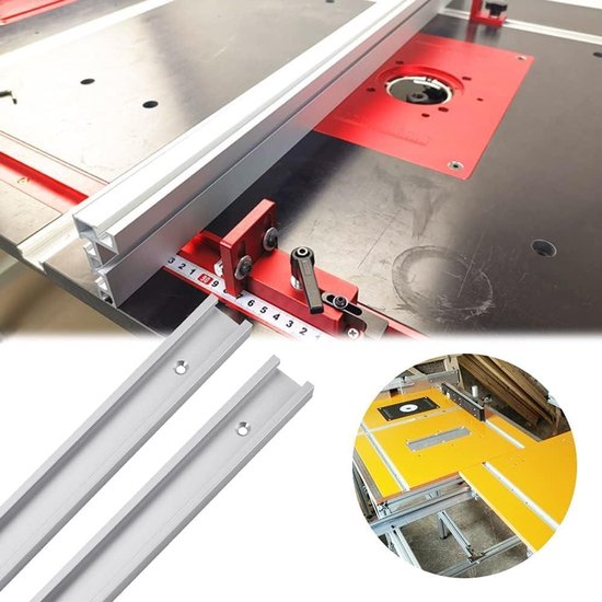 300 Mm T-Track T-Slot En Aluminium, Rail à Onglet En T Pour Scie à