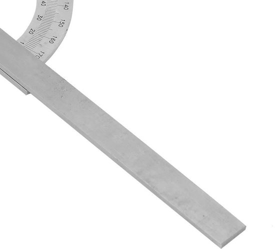 Shinwa Japanse aluminium hoekmeter 300 mm met blokkering