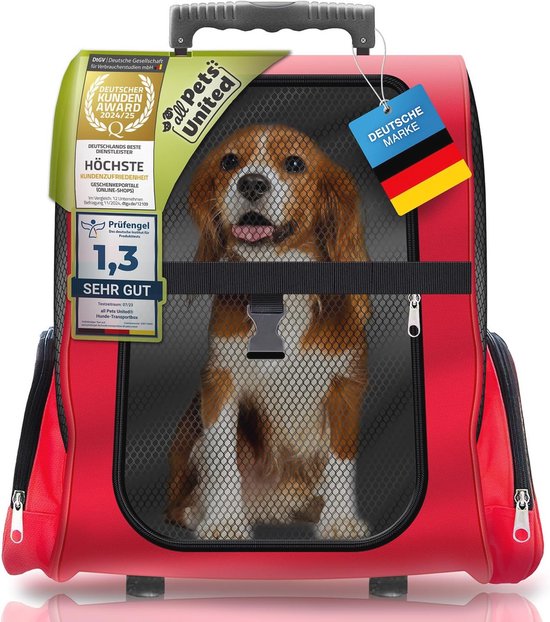 Reismand voor honden en katten 58x39x33 cm zwart