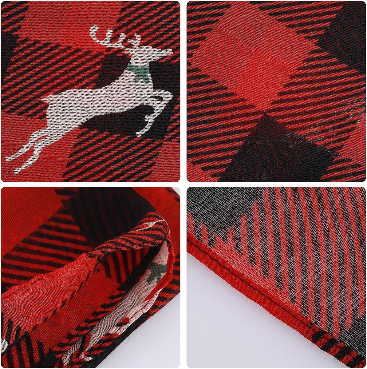 Hete Nieuwe Milieuvriendelijke Doek Kerstsokken Met Rendier Pinguïn Vader Kerst