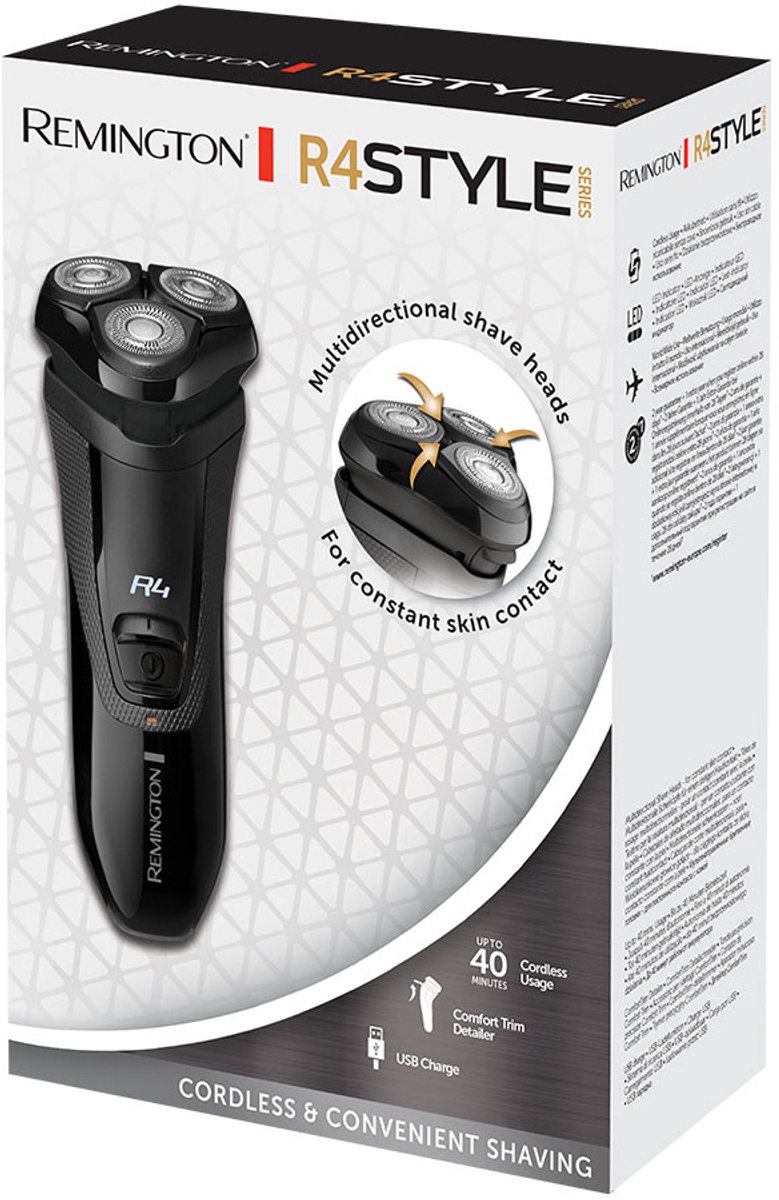 Remington R3600 Roterend scheerapparaat Zwart - Remington - €39,45