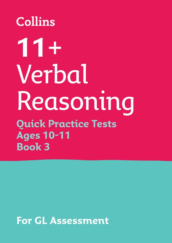 Collins 11+ Practice- 11+ Verbal Reasoning Quick Practice Te ... - cover