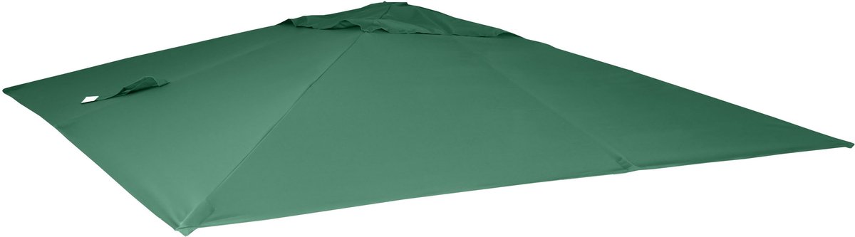 MCW Vervangende hoes voor luxe zweefparasol MCW-A96, parasolhoes, 3x4 m (Ø 5 m), polyester ~ donkergroen
