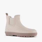 Mountain Peak korte dames regenlaarzen gevoerd beige - Maat 37 - 100% stof- en waterdicht