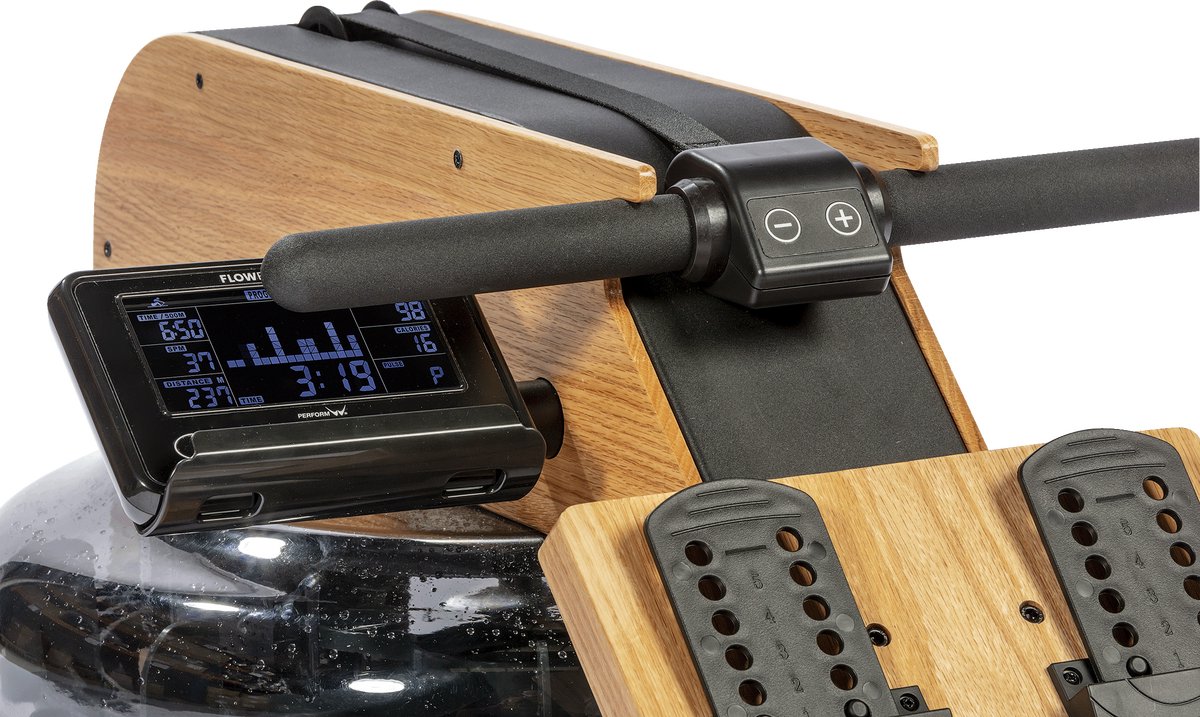 Flow Roeitrainer W9i Eikenhout Waterweerstand Bruin - afbeelding 3