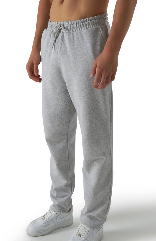 Pantalon de jogging homme ROSS CAMP, coupe droite, longueur adulte, Grijs M