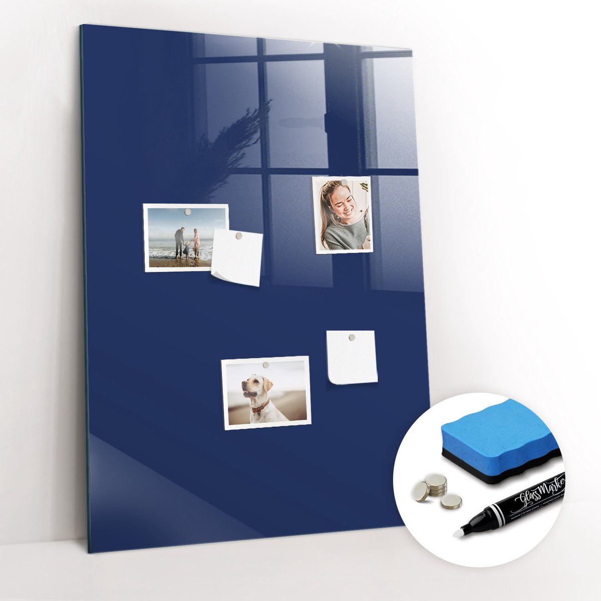 DEQORI Glazen magneetbord | 120 x 90 cm groot | motief bloemen van de rozeneibisch | memobord van glas | magneetbord incl. magneten, pen & doek voor keuken en kantoor | magnetisch en beschrijfbaar DEQORI Glazen magneetbord | 120 x 90 cm groot | motief bloemen van de rozeneibisch | memobord van glas | magneetbord incl. magneten, pen & doek voor keuken en kantoor | magnetisch en beschrijfbaar