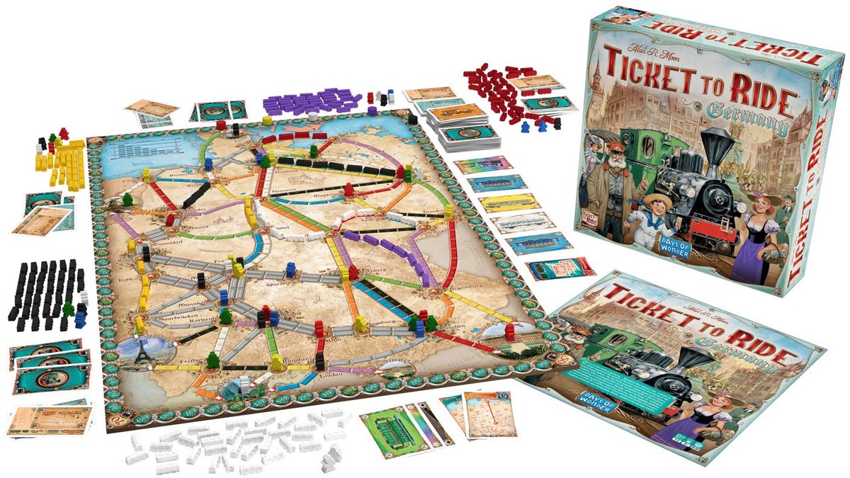 Days of Wonder - Ticket to Ride Germany - Stedeneditie - Bordspel — afbeelding 10
