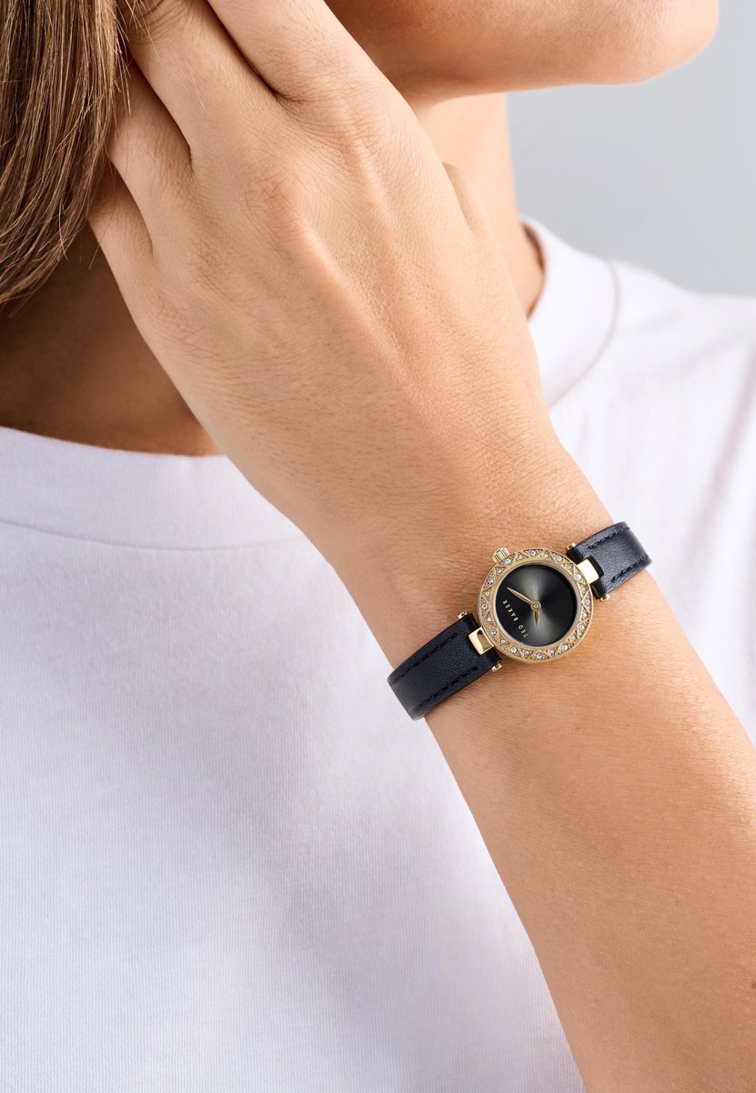 Ted Baker Jolyye Quartz Analoog Horloge Zwart Kast: 100% Roestvrij Staal | Armband: 100% Leer 24 BKPJLS501W0, BKPJLS502W0, BKPJLS506W0
