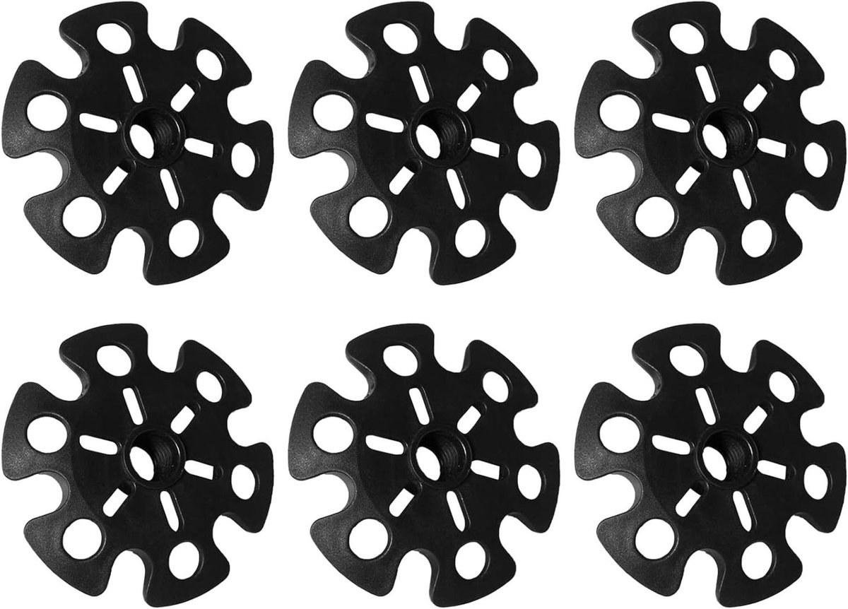 Allecto Plus - Universele Sneeuwborden voor Wandelstokken - Set van 6 Stuks - Tas Inbegrepen