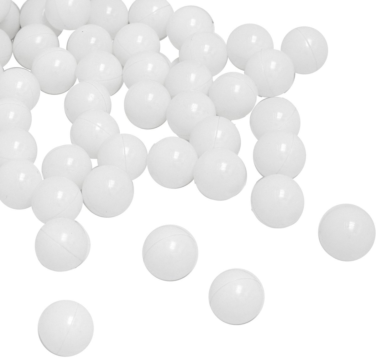 Vanaf dag Één: 50 Ballen voor Ballenbak - 5,5cm Plastic Baby Speelballen Kinder Speelgoed Ballen