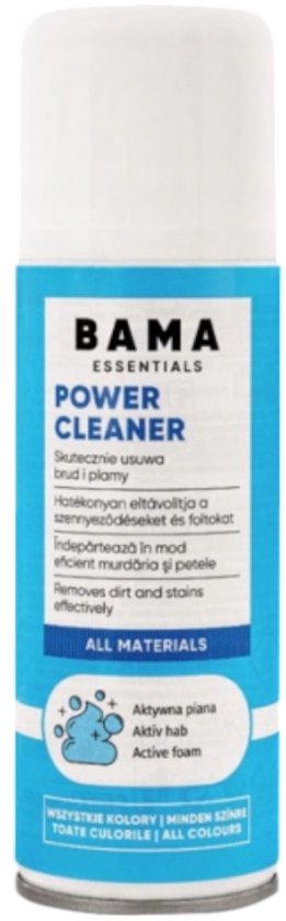 Bama Power Cleaner - Universeel Reinigingsschuim voor Schoenen - 200ml