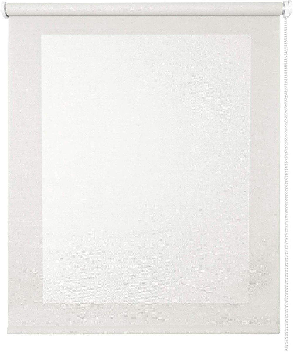 Storesdeco - Screen rolgordijn, doorschijnend, thermische isolatie, Wit 180x180 cm