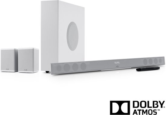 Teufel CINEBAR 11 Soundbar 4.1 met Draadloze Subwoofer Wit - Teufel - €679,98