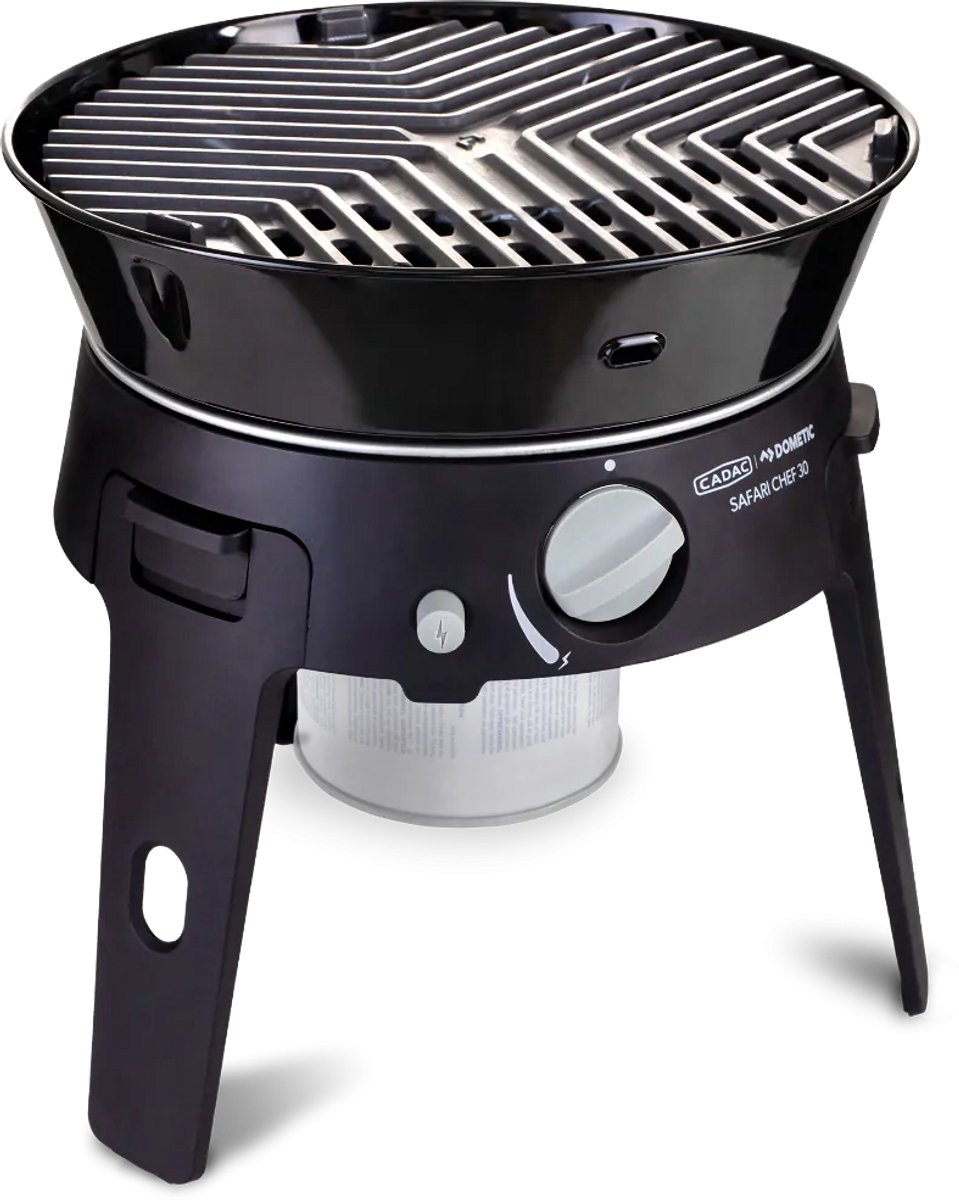 Cadac Safari Chef 30 HP Deluxe - Compacte 4-in-1 outdoor gasbarbecue